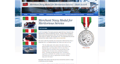 Desktop Screenshot of merchantnavymedal.org
